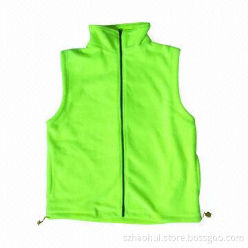 Polar Fleece Vest, 100% Polyester Polar Fleece 260g/m²
